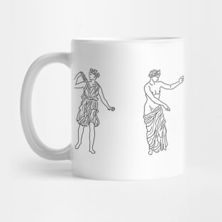 Greek Goddesses white Mug